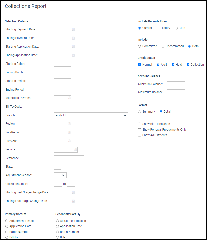 Collections Module