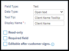 Creating a New Template in Form Manager