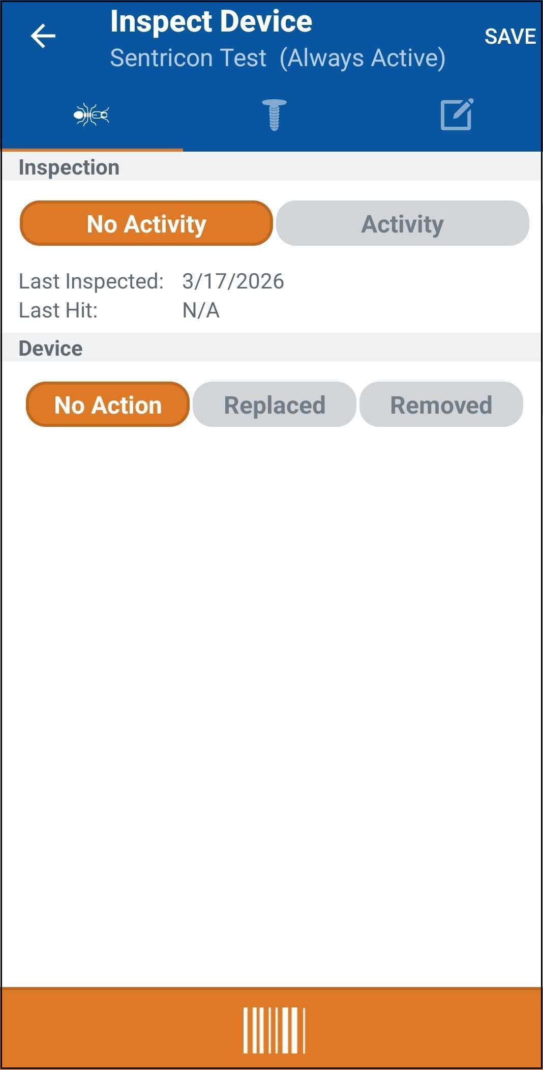 PestPac Mobile App - Sentricon Usage